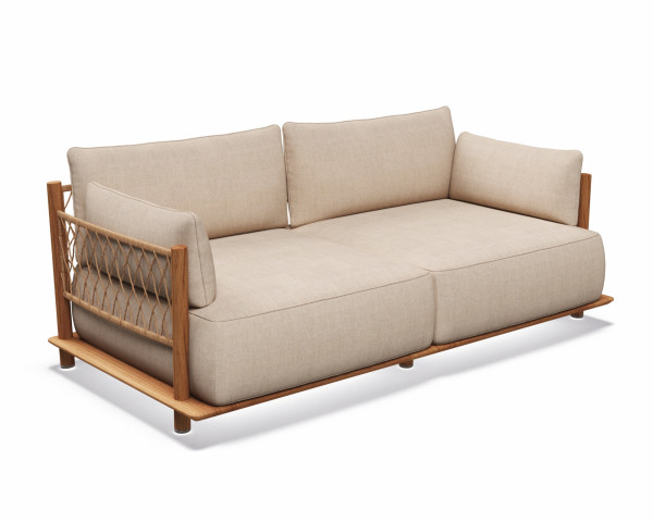 Garten Lounger Salina 2er Sofa Willa Chinchila Gloster - bowi.ch