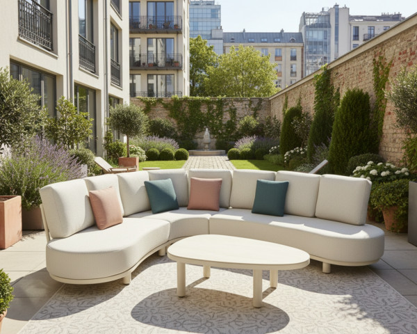 Garten Lounge Set Baylor Cream organisch - bowi.ch