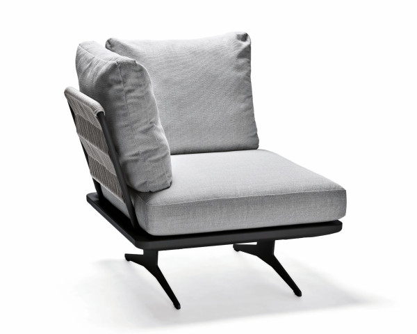 Garten Lounge Enya Eckelement Anthrazit / Perlgrau von Stern® - bowi.ch