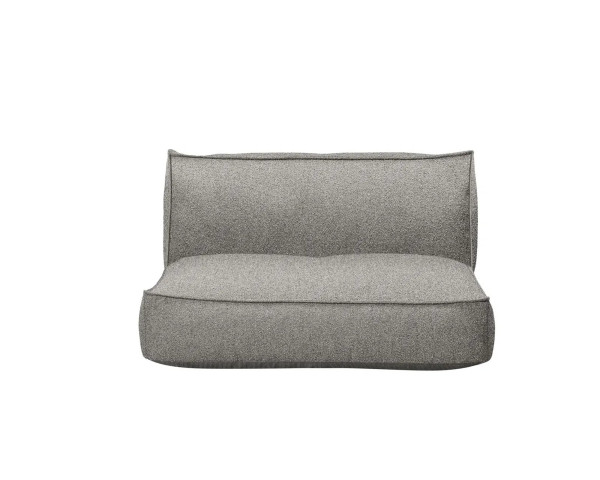Garten 2er-Sitzsofa STAY Earth Bouclé Freistehend Frontansicht - bowi.ch