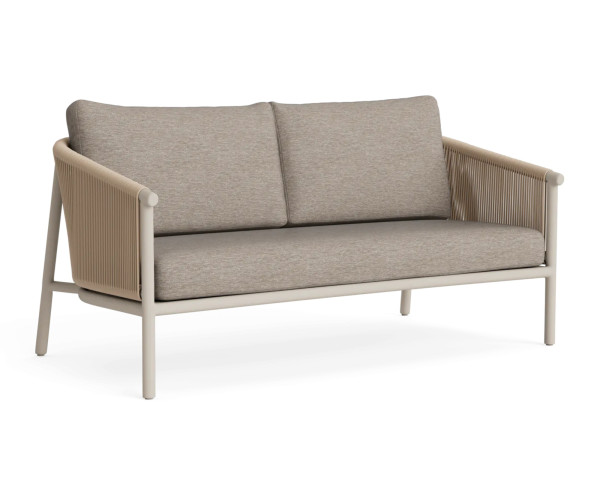 Garten Lounge 2er Sofa Moma Beige / Schnürung Beach - bowi.ch