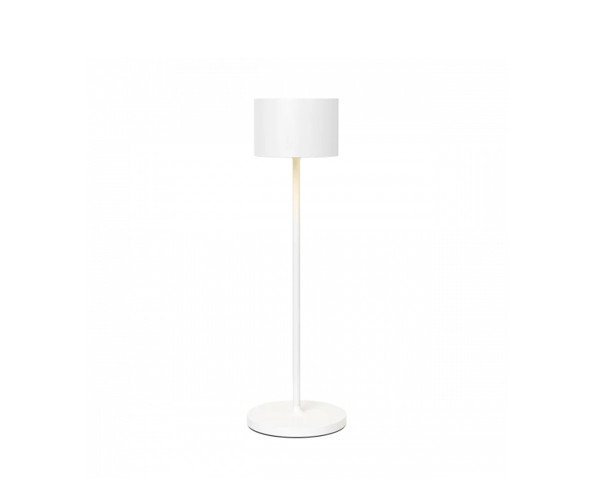 LED - Leuchte Farol Midi White Blomus mit Licht freistehend - bowi.ch