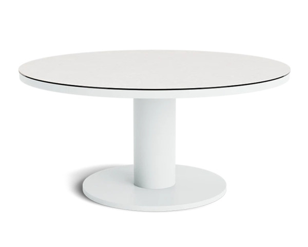 Gartentisch Oslo Ø 150 x 72 cm Oyster / Weiss LIFE - bowi.ch