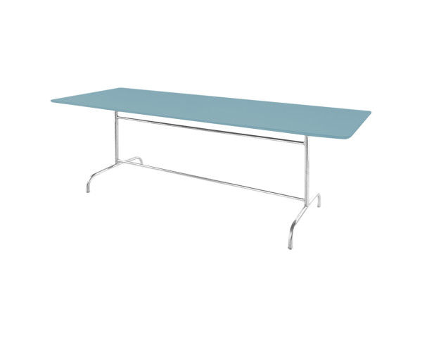 Gartentisch Rigi 240 x 90 cm Pastellblau Feuerverzinkt - bowi.ch