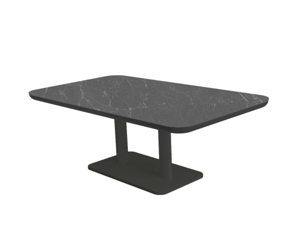 Beistelltisch Garten Move Graphite 140 x 80 höhenverstellbar Zebra - bowi.ch