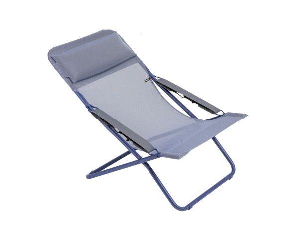 Transabed Liegestuhl Batyline®Iso Indigo Lafuma Freistehend - bowi.ch