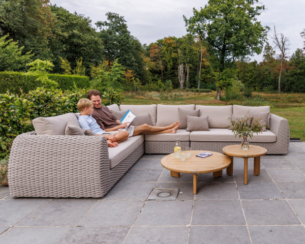 Garten Lounge Set Mont Blanc Beach Boucle Sand 367 x 285 cm - bowi.ch