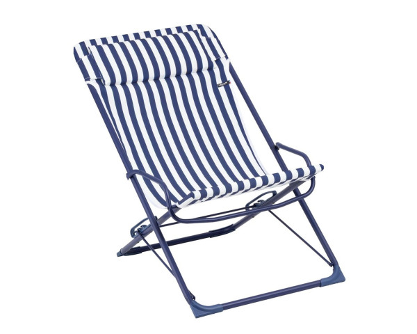 Transaswing Liegestuhl Airlon Rayure Indigo Lafuma Freistehend - bowi.ch