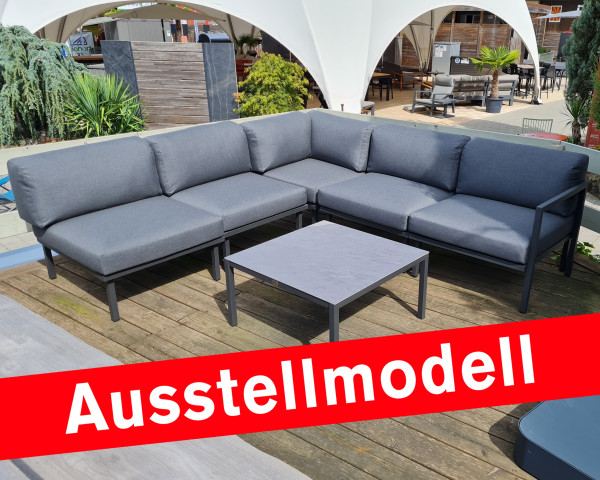 Ausstellmodell Garten Lounge Set Urbain Anthrazit - bowi.ch