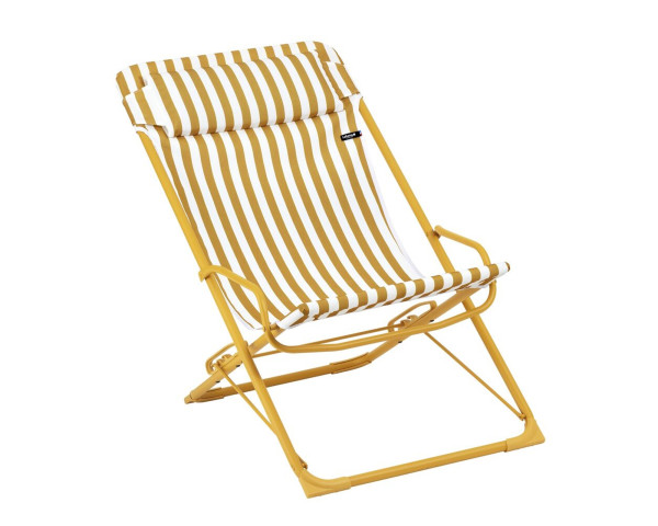 Transaswing Liegestuhl Airlon Rayure Miel Lafuma Freistehend - bowi.ch