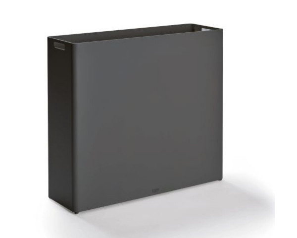 Outdoor Pflanzengefäss 80 x 25 x 70 cm ALU Anthrazit Stern - bowi.ch