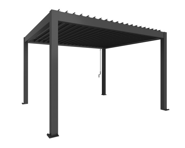 Biohort Pergola 4 x 3.5 m dunkelgrau-metallic - bowi.ch