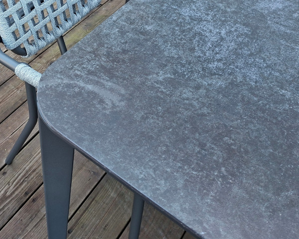 Gartentisch Taro 270 x 100 cm mit Dekton Laos Gestell Anthrazit - bowi.ch