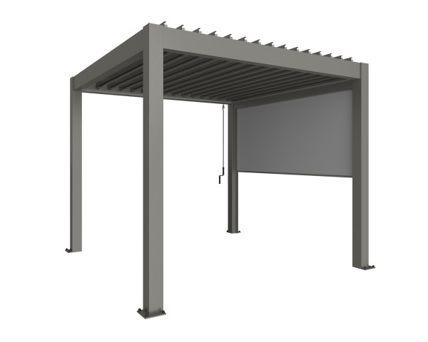 Sonnenschutzrollo 3 m quarzgrau zu Biohort Pergola - bowi.ch