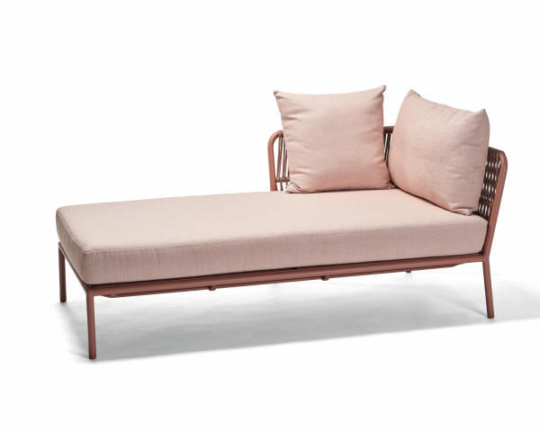 414636 Stern Garten Lounge Romy Recamiere Rechts Lychee / Terra - bowi.ch