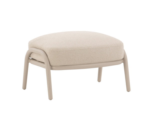 Garten Lounge Hocker Ares in Light Taupe von Zebra - bowi.ch