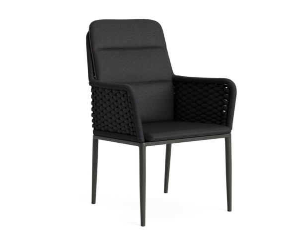 Gartenstuhl Lima Rope Balck / Lava LIFE - bowi.ch