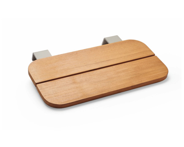 Anstecktisch Enya Greige / Teakholz 29 x 41 cm von Stern® - bowi.ch