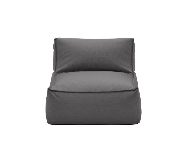 Garten Loungesessel STAY Coal Frontansicht Freistehend - bowi.ch