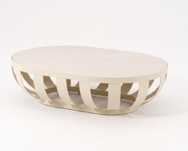 Beistelltisch Garten Dayo 116 x 80 x 32 cm Dune / Light Taupe - bowi.ch