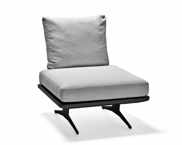 Garten Lounge Enya Mittelelement Stone / Anthrazit / Perlgrau Stern® - bowi.ch