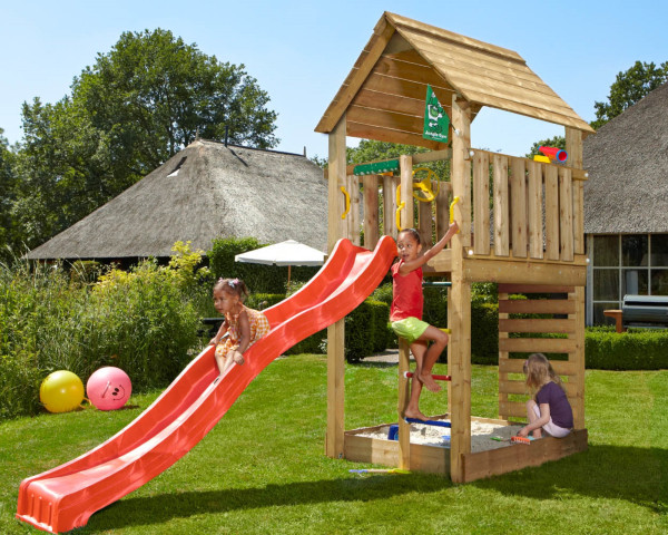 Spielturm Cabin Jungle Gym Rutschbahn - bowi.ch